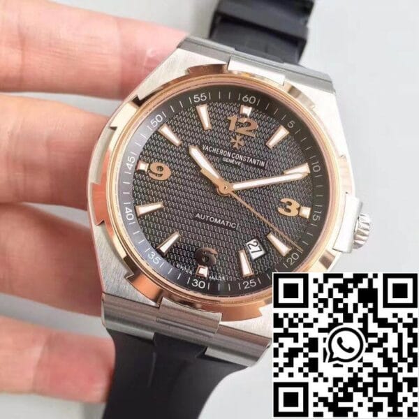 3 590 Vacheron Constantin Overseas 47040 JJ Factory 1:1 Best Edition Swiss ETA9015 Black Rubber Strap