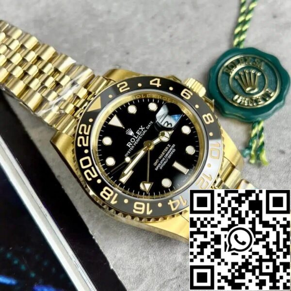 3 5 613e650d cdb8 4baa b3bc b5ad9f122b6b Rolex GMT Master II M126718GRNR-0001 1:1 Best Edition Clean Factory Black Dial