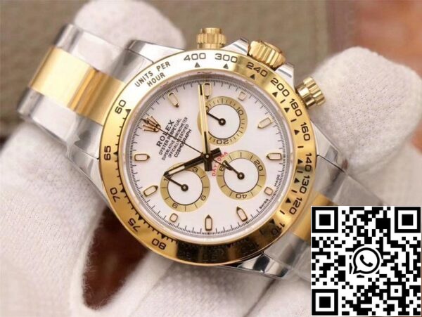 3 5 778164bc a1a1 402c 96cc 544039b8aecd Rolex Daytona Cosmograph M116503-0001 1:1 Best Edition Noob Factory White Dial Sveitsin ETA4130