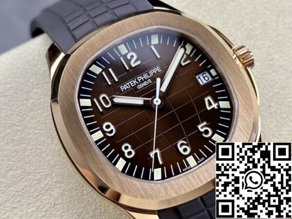 3 5 bc128f38 3783 47f5 8952 40ab09a3df11 Patek Philippe Aquanaut 5167R-001 1:1 Najlepsza edycja 3K Factory V2 Wersja Różowe złoto