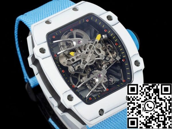 3 5 dcf14493 7dc7 49ac 9461 7f43e2c0ae37 Richard Mille RM27-02 Rafael Nadal Tourbillon 1:1 Best Edition RM Factory Μπλε λουράκι