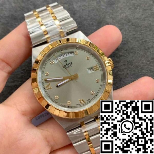 3 5 5 ebc30612 11ce 4d6a bc68 16af8d0d0d0483 Replica Tudor Royal M28603-0002 تاريخ اليوم V7 مينا رمادي مصنع V7