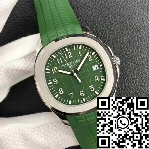 3 5 f60178bf 8ea6 4559 beb3 0b7cb6ec6d6d Patek Philippe Aquanaut 5168G 1:1 Najlepsza edycja 3K Factory Zielona tarcza