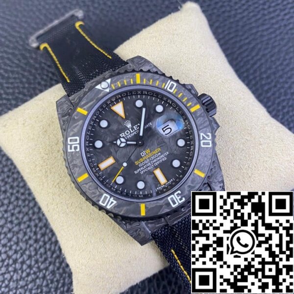 3 60 Rolex Submariner 1:1 Best Edition VS Factory DIW luneta em fibra de carbono