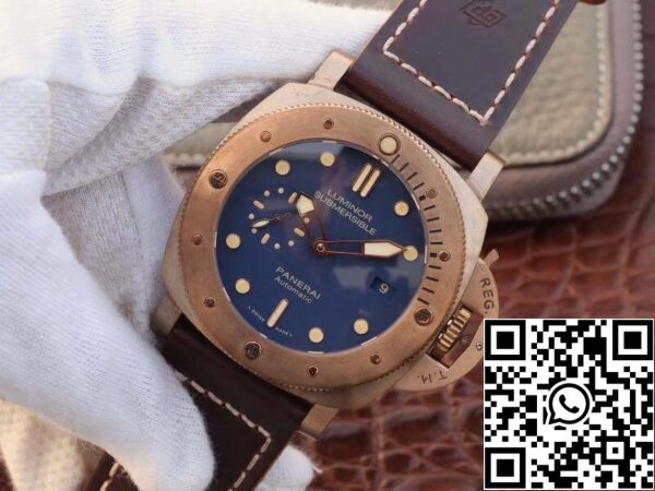 3 606 Panerai Luminor Submersibe PAM 671 VS Factory 1:1 Mejor Edición suiza ETA P9010