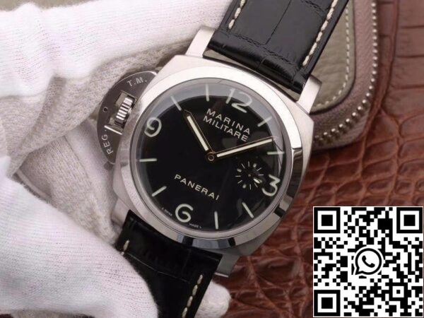 3 608 Panerai Luminor PAM217 XF Factory Zegarki męskie 1:1 Najlepsza szwajcarska edycja ETA6497-2 Superlumed Dial