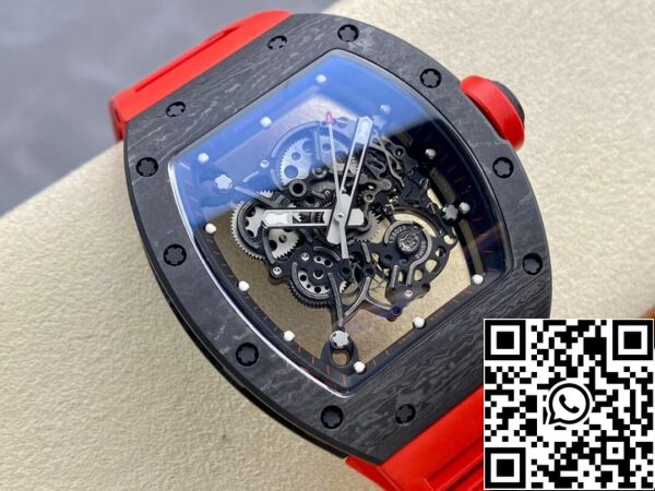 3 60 08471d2f 8d1a 422d 9ed0 00aafa5368c5 Richard Mille RM-055 1:1 Mejor edición BBR Factory Correa roja