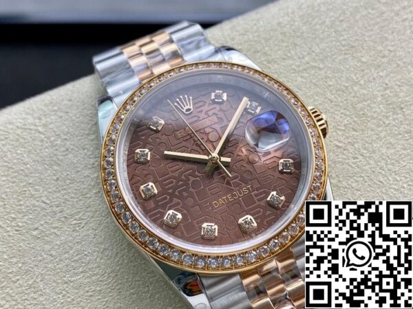 3 60 2c8ed8cd 90c2 4b03 8c83 613950cdce57 Rolex Datejust M126281RBR-0013 1:1 Best Edition BP Factory Brown Dial