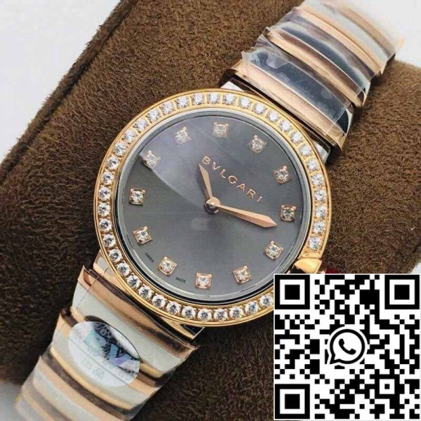 3 60 9df0a4b9 096b 47ff 87b1 2dd889a91a20 Bvlgari LVCEA 1:1 Best Edition BV Factory Rose Gold Grey Dial