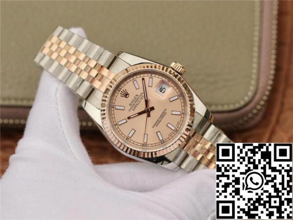 3 60 df329115 00a4 43f3 b356 59ffafe13ba7 Rolex Datejust 116231 36MM 1:1 Най-добро издание GM Фабрика розово злато розов циферблат