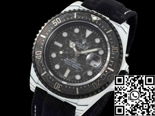 3 61 090b48c6 fb54 4a1c b828 358ed1651469 Rolex Sea-Dweller 1:1 Best Edition Diw Factory Carbon Fiber fekete szíj