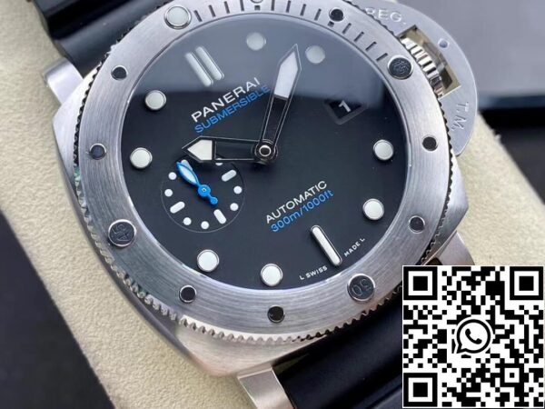 3 61 23d30cdb 2576 404e ae09 f12a505765b3 Panerai Submersible PAM01229 1:1 Best Edition VS Factory fekete számlap