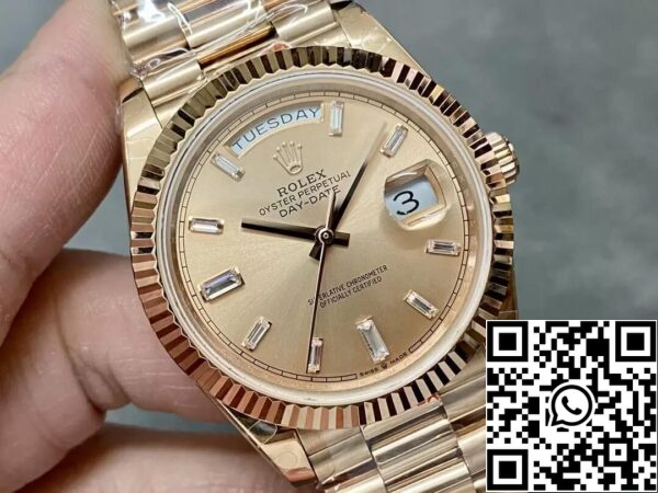 3 61 346adf12 d157 4060 9b4c d861f98ec071 Rolex Day Date M228235-0004 1:1 Best Edition GM Factory Quadrante Oro V2 Quadrante Diamante