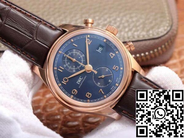 3 61 cb350b83 0db9 40eb 8909 a3f7c57a0520 IWC Portugieser IW390305 1:1 Best Edition ZF Factory Blue Dial