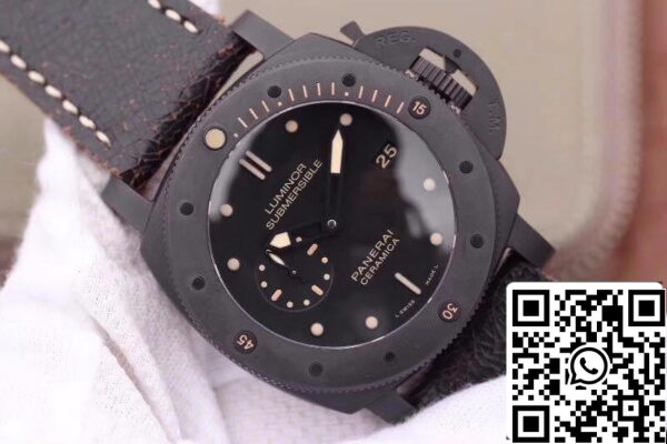 3 625 Panerai Luminor Submersible PAM508 VS Factory 1:1 Best Edition Swiss ETA P9000 Quadrante nero superluminato