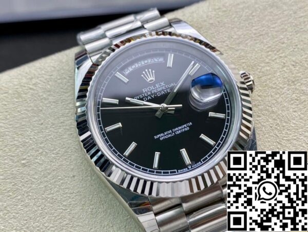 3 62 e5624500 01ee 47ed a7c9 46429f3fe03c Rolex Day Date M228236-0003 1:1 Best Edition EW Factory Musta Dial