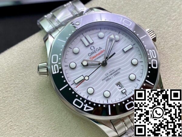 3 63 0d8f7bfd f3dd 474b 9841 1fd7cedfcf32 Omega Seamaster Diver 300M 210.30.42.20.04.001 1:1 Най-добро издание или фабрично бял циферблат