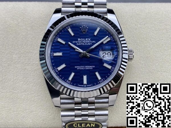 3 63 153c03fe 7fc7 49a3 9ad0 89f152b12a13 Rolex Datejust 41 mint M126334-0032 1:1 Najboljša izdaja Čista tovarna Modra številčnica