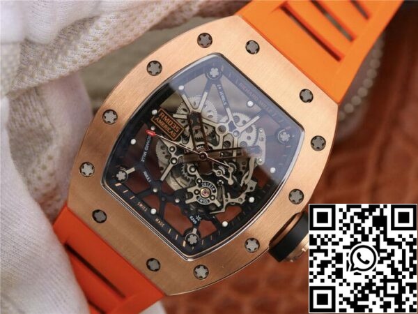 3 63 73a31713 684d 4fd9 9d06 c0a2ce9bc48e Richard Mille RM035 Americas KV Factory 1:1 Best Edition Orange Strap