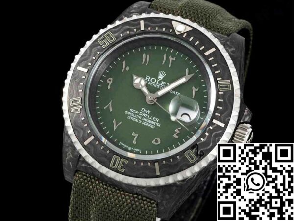 3 64 22037cd6 5027 4f32 b6d0 5a1152b493aa Rolex Sea-Dweller 1:1 Най-доброто издание Diw Фабрика за въглеродни влакна Зелен циферблат