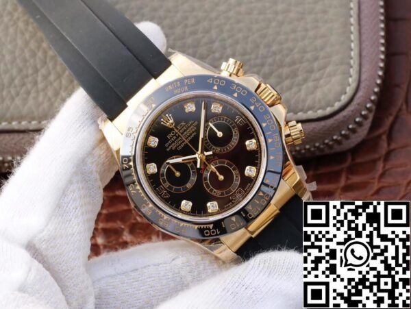 3 64 900084c0 0aa0 47b3 9113 6a93aa79c386 Rolex Daytona Cosmograph M116518ln-0046 1:1 Best Edition JH Factory Black Dial