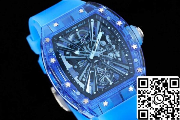 3 64 e9ed4911 c214 4eb4 b172 67228b22c11d Richard Mille RM12-01 1:1 Best Edition RM Factory Tourbillon átlátszó változat tokja