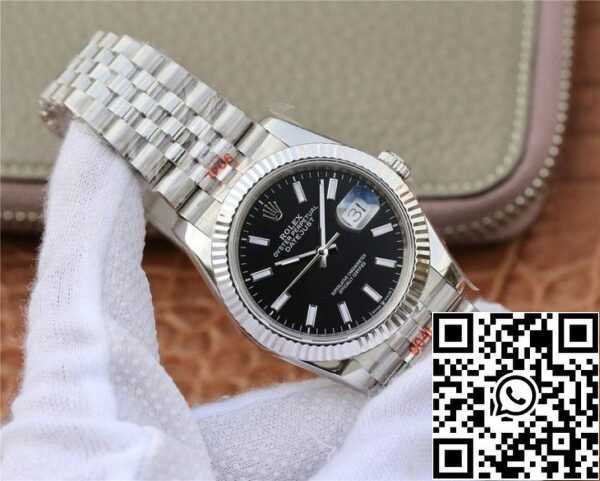 3 65 Rolex Datejust M126234-0015 1:1 Best Edition GM Factory Schwarzes Zifferblatt