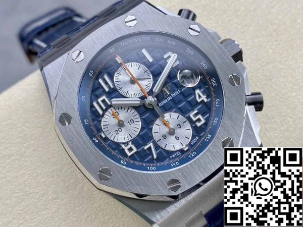 3 65 ed3335f7 7e5a 49c0 b2da 18c5ea6d1068 Audemars Piguet Royal Oak Offshore 1:1 Best Edition APF Factory Quadrante blu