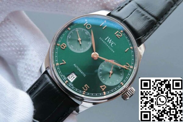 3 65 f48a470a b03a 4915 89a8 b681521f9cb3 IWC Portugieser IW500708 1:1 Best Edition ZF Factory V5 Quadrante verde