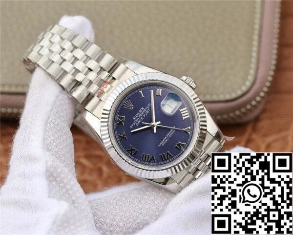 3 67 05b8e69b e6ca 4f35 b26d 6d9f59b54c30 Rolex Datejust 36MM 1:1 Best Edition GM Fabriek Blauwe Wijzerplaat