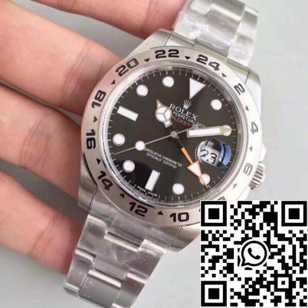 3 67 0b63441c d376 437f b701 a8a868e8aa62 Rolex Explorer II 216570 Noob Фабрика V7 Мъжки часовници 1: 1 Най-доброто издание швейцарски ETA3187 Black Dial