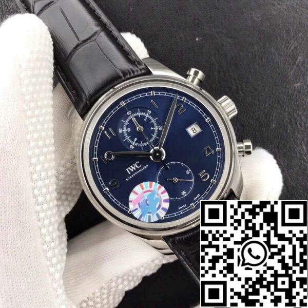 3 67 f68db7b7 a6f5 4cbf 924c 0ced5f881fee IWC Portugieser IW390303 1:1 Най-добро издание ZF Factory Blue Dial