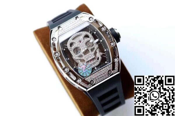 3 682 Richard Mille RM052 Z Factory 1:1 Best Edition Swiss ETA6T51 black strap