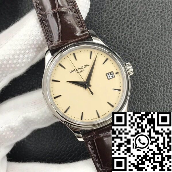 3 68 fad747ad 832b 4cef 9e31 b5054118d37a Patek Philippe Calatrava 5227G-001 1:1 Best Edition 3K Fabriekslederen bandje