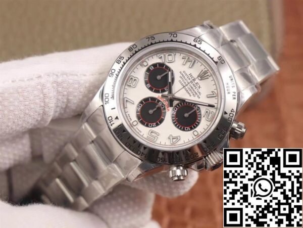 3 69 08dba8bb 5bb2 4fa0 afa4 2a1e799f98e4 Rolex Daytona Cosmograph 116509 1:1 Najboljša izdaja JH Factory 18K White Gold