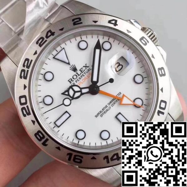 3 69 d6ae927c eda2 4190 819c 064859952f5f Rolex Explorer II 216570 Noob Factory 1:1 Best Edition Sveitsin ETA3187 White Dial