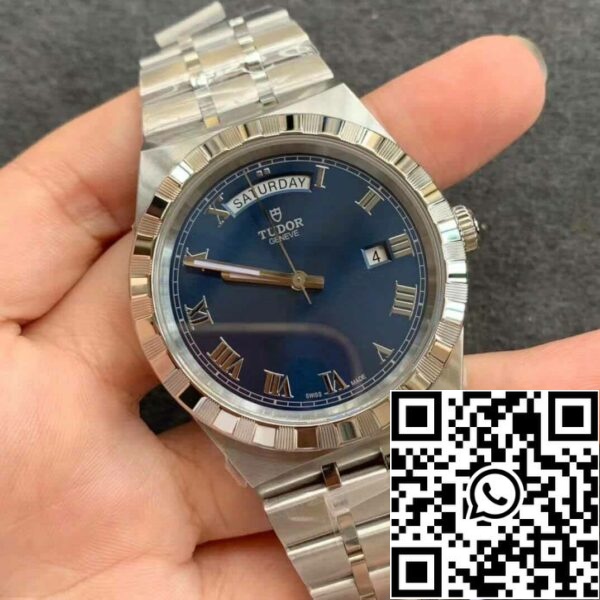 3 6 03743dec 2d2a 427e a130 cf2e2015a1d7 Replika Tudor Royal M28600-0005 dan datum V7 Factory Blue Dial