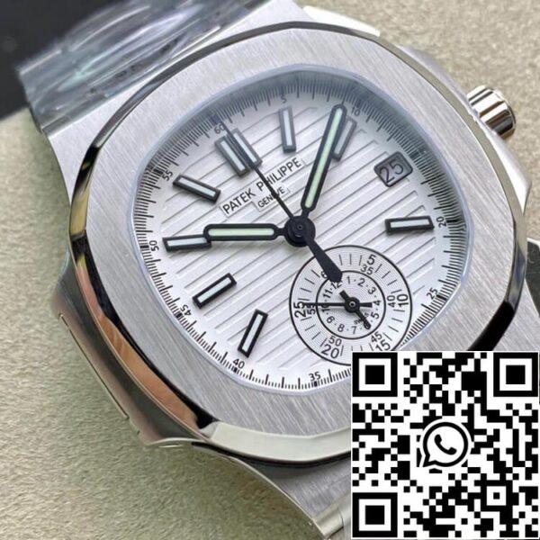 3 6 5e0f7fd5 c738 4064 abf8 85051363945b Patek Philippe Nautilus 5980/1A-019 1:1 Best Edition 3K Factory V2 White Dial