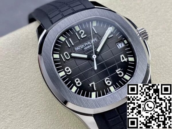 3 6 dc33f874 29ba 4343 8cae 98ccd29da518 Patek Philippe Aquanaut 5167A-001 1:1 Najlepsza edycja 3K Factory V2 Wersja Stal nierdzewna