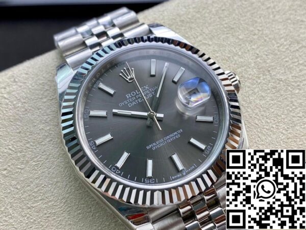 3 71 bcc8bf91 7f1e 4c7d aa99 9947d96c5d0d Rolex Datejust M126334-0014 1:1 Best Edition EW Factory Quadrante Grigio