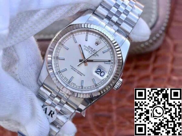 3 72 291af733 6ead 4d0e 9a86 4ada37e6b61e Rolex Datejust II 36 126334 AR Factory 1:1 Best Edition Swiss ETA3135 Rhodium Dial