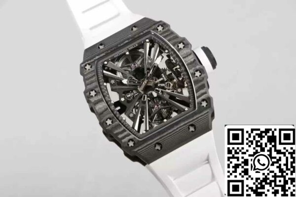 3 72 bd73cc4f 606c 46f8 acd0 ae75f9bafa6d Richard Mille RM12-01 Tourbillon 1:1 Best Edition RM Factory Kolfiber Vit Rem