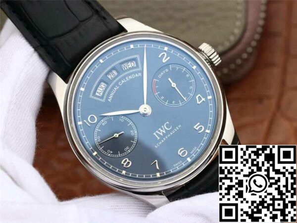 3 73 e7a004e0 783f 4738 8157 155432d1413d IWC Portugieser IW503502 1:1 Best Edition ZF Factory Esfera azul