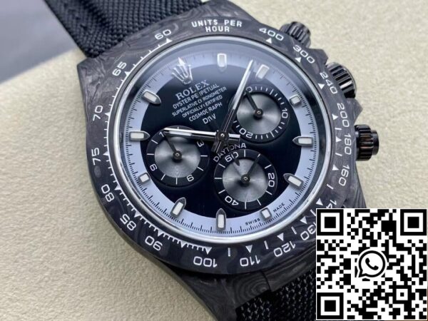 3 75 2 Rolex Daytona Cosmograph 1: 1 Най-доброто издание Noob Factory Diw Carbon Fiber Case