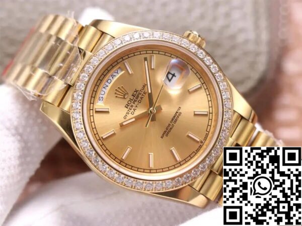 3 75 f14a247d c764 486e a650 5ec35b2e3f43 Rolex Day Date M228348RBR-0008 1:1 Best Edition EW Factory 18ct Oro Giallo