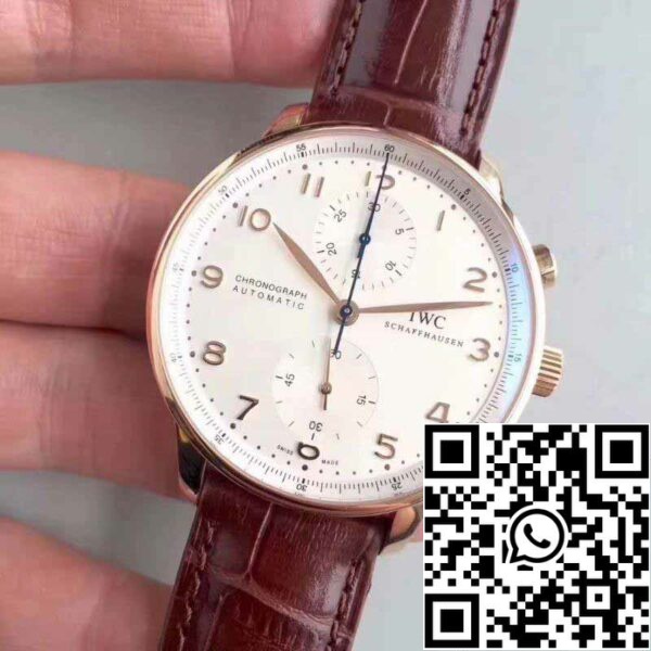 3 775 3 775 IWC البرتغالية كرونوغراف IW371445 ZF Factory 1:1 أفضل إصدار سويسري ETA7750