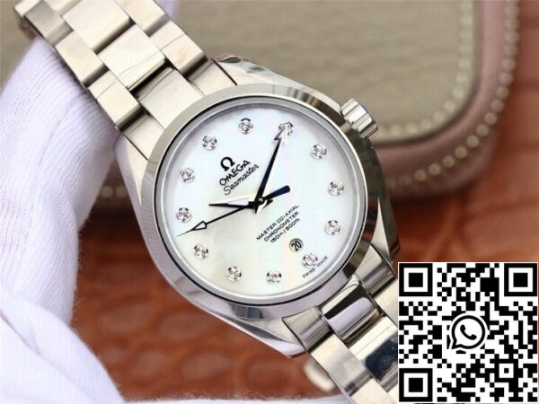 3 77 65d3ab35 7cd8 4b4d 93e0 fbc45c2fb892 Omega Seamaster 231.10.34.20.55.002 Aqua Terra 150M 1:1 Best Edition 3S Factory Valkoinen kellotaulu