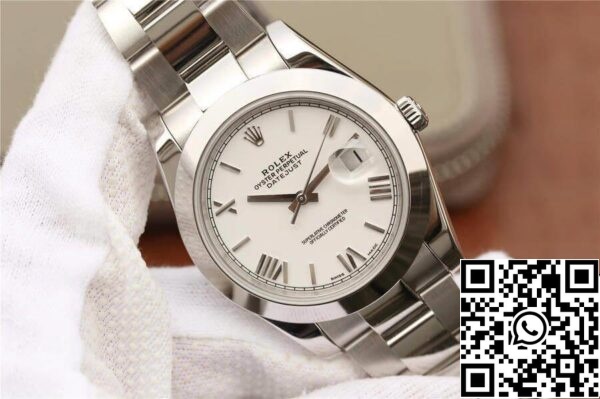 3 78 Rolex Datejust 41MM 1:1 Beste Editie EW Fabriek Witte Wijzerplaat