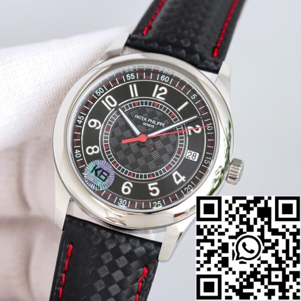 3 78 b7456a24 8b0c 4703 9c7a 817542e474e5 Patek Philippe Calatrava 6007G-010 1:1 Best Edition GS Factory Musta kellotaulu