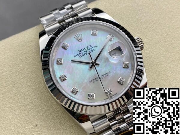 3 79 Rolex Datejust M126334-0020 1:1 Най-добро издание Чиста фабрика мозайка Диамант набиране